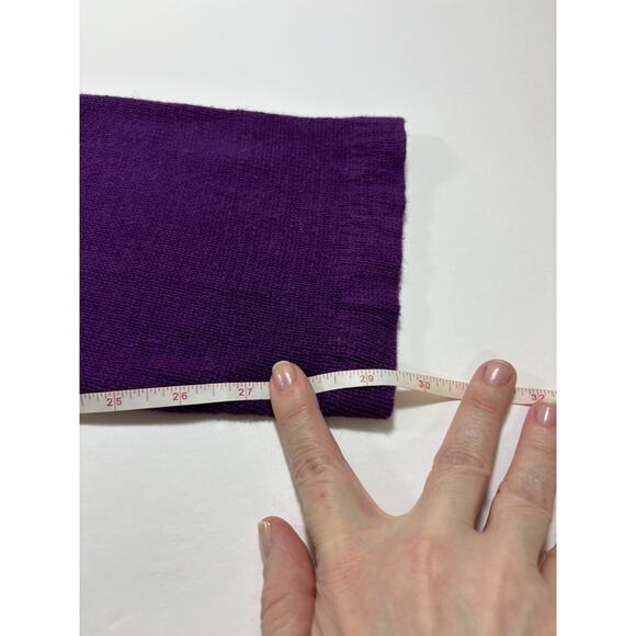 Cervelle Matching Set Sweater Pants Beaded Cardigan Purple Small - Picture 10 of 16